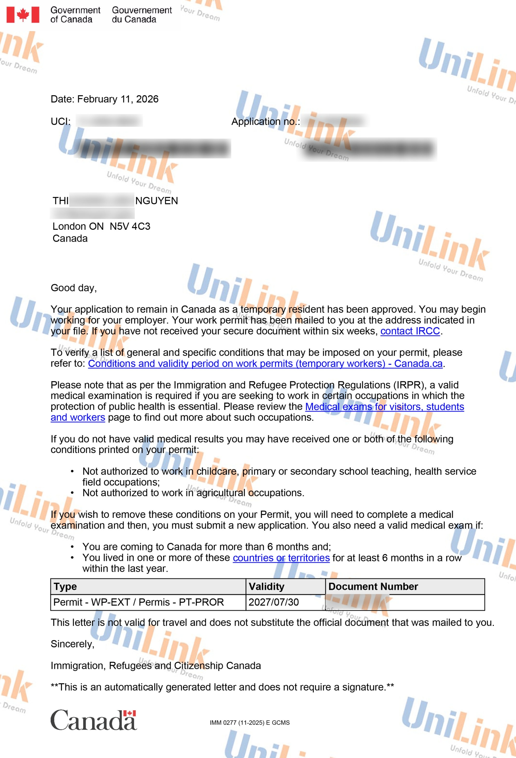 Nguyen Thi Khanh Linh - Fanshawe College